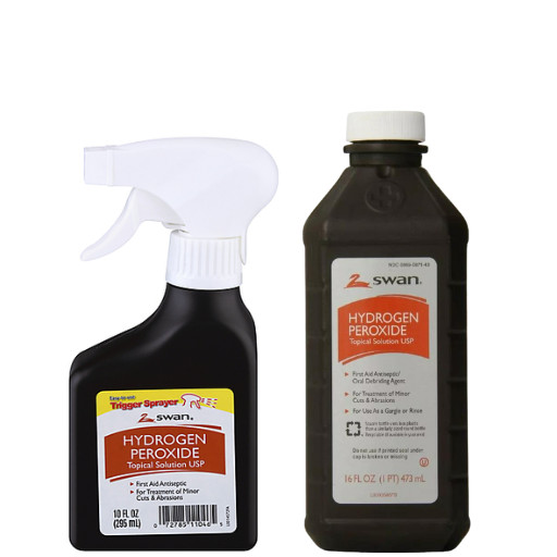 Swan Hydrogen Peroxide Antiseptic Liquid Spray (1-10 oz Spray 1-16oz Bottle)