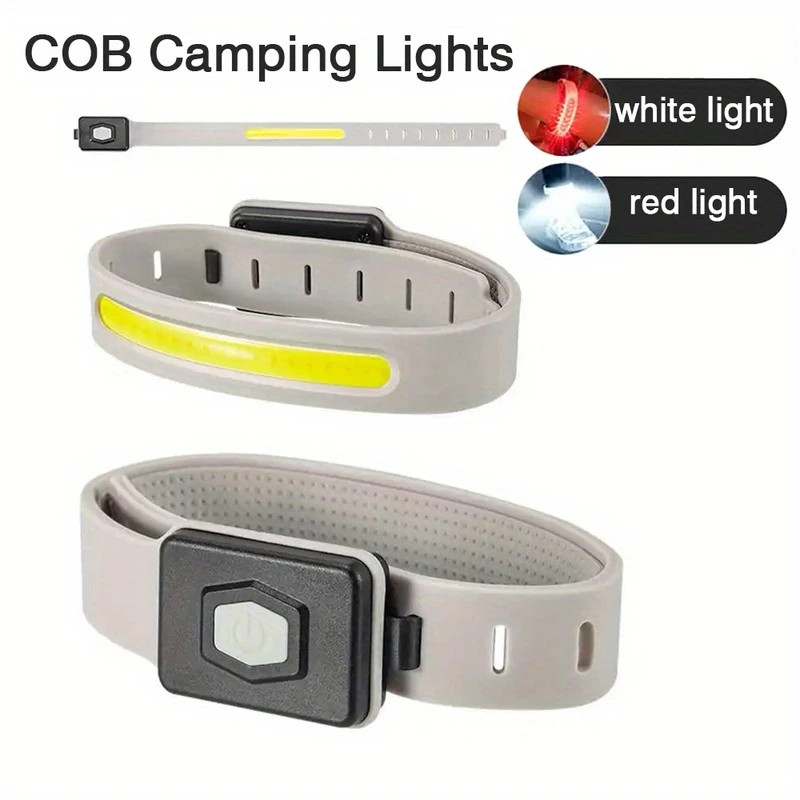 COB LED Armband Light 500LM USB-C Rechargeable Running Safety Warning Light