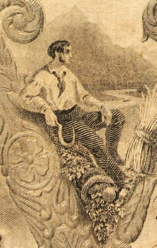 TN $5 JONESBORO The East Tennessee Bank Knoxville Jan. 1, 1855 Haxby TN-55 G98a