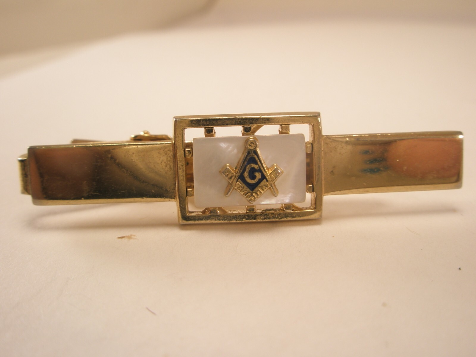 Masons Vintage ANSON Tie Bar Clip 32nd degree scottish rite shriner
