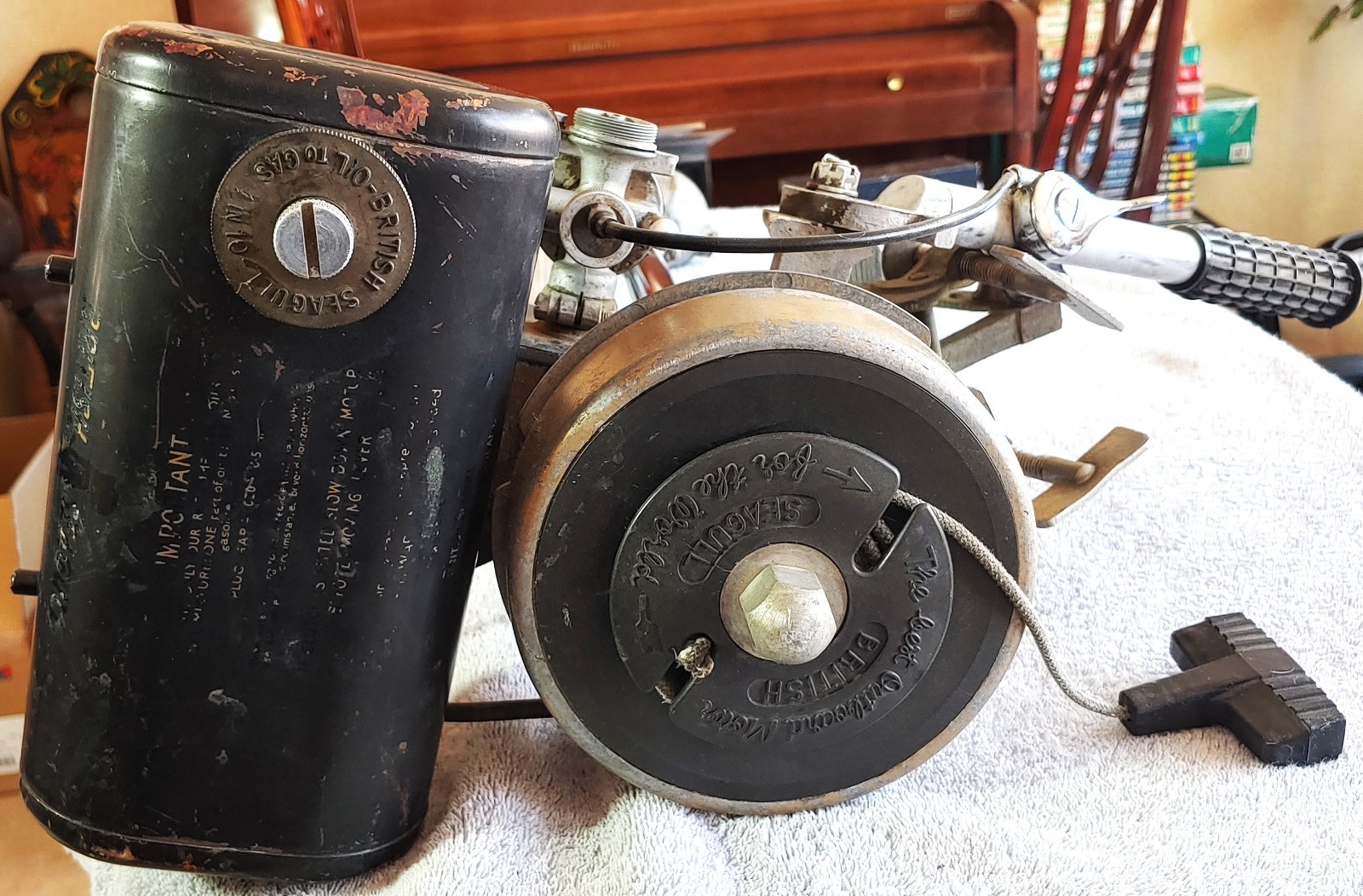 FROM AN ESTATE: Vintage British Seagull Outboard Motor VERY GOOD CONDITION!