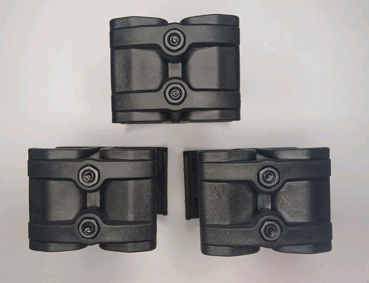 3-Pack Mag Coupler Link - Matte Black Deburred - Snag-Free for 5.56 / .223