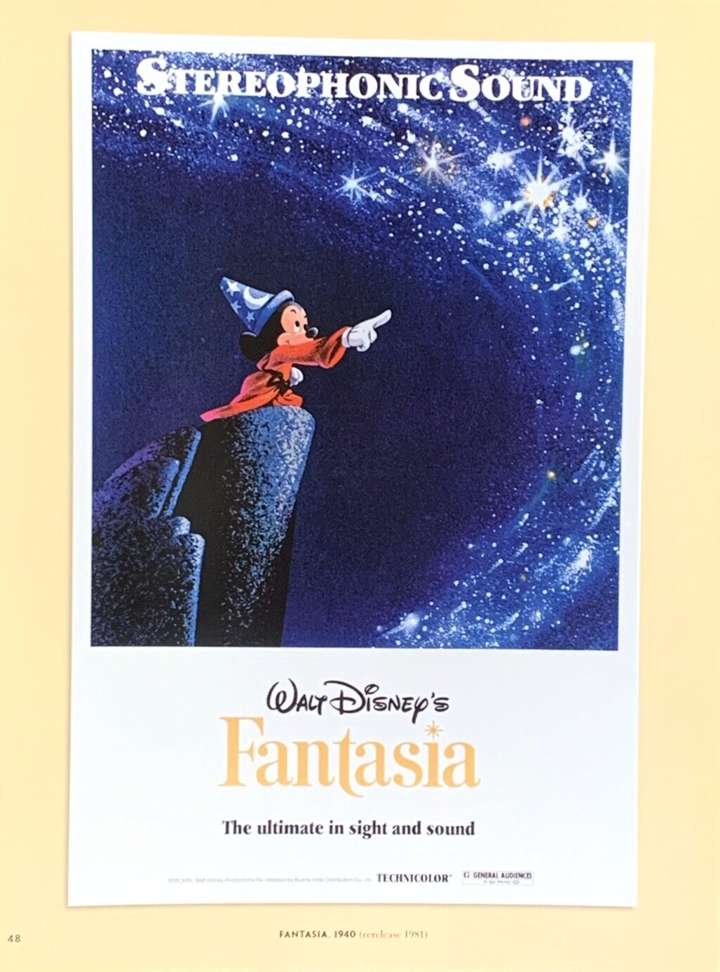 Pinocchio Movie Poster Italy 1940 La Volpe D'Argento Walt Disney #0039