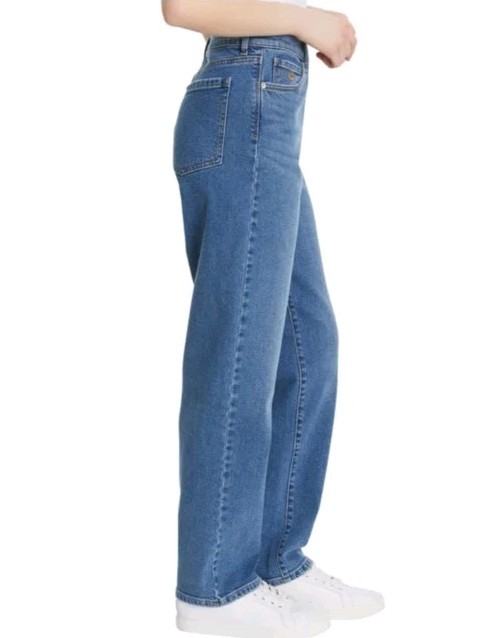 GLORIA VANDERBILT WOMEN'S RELAXED STRAIGHT JEAN HIGH RISE, AUTHENTIC DENIM.