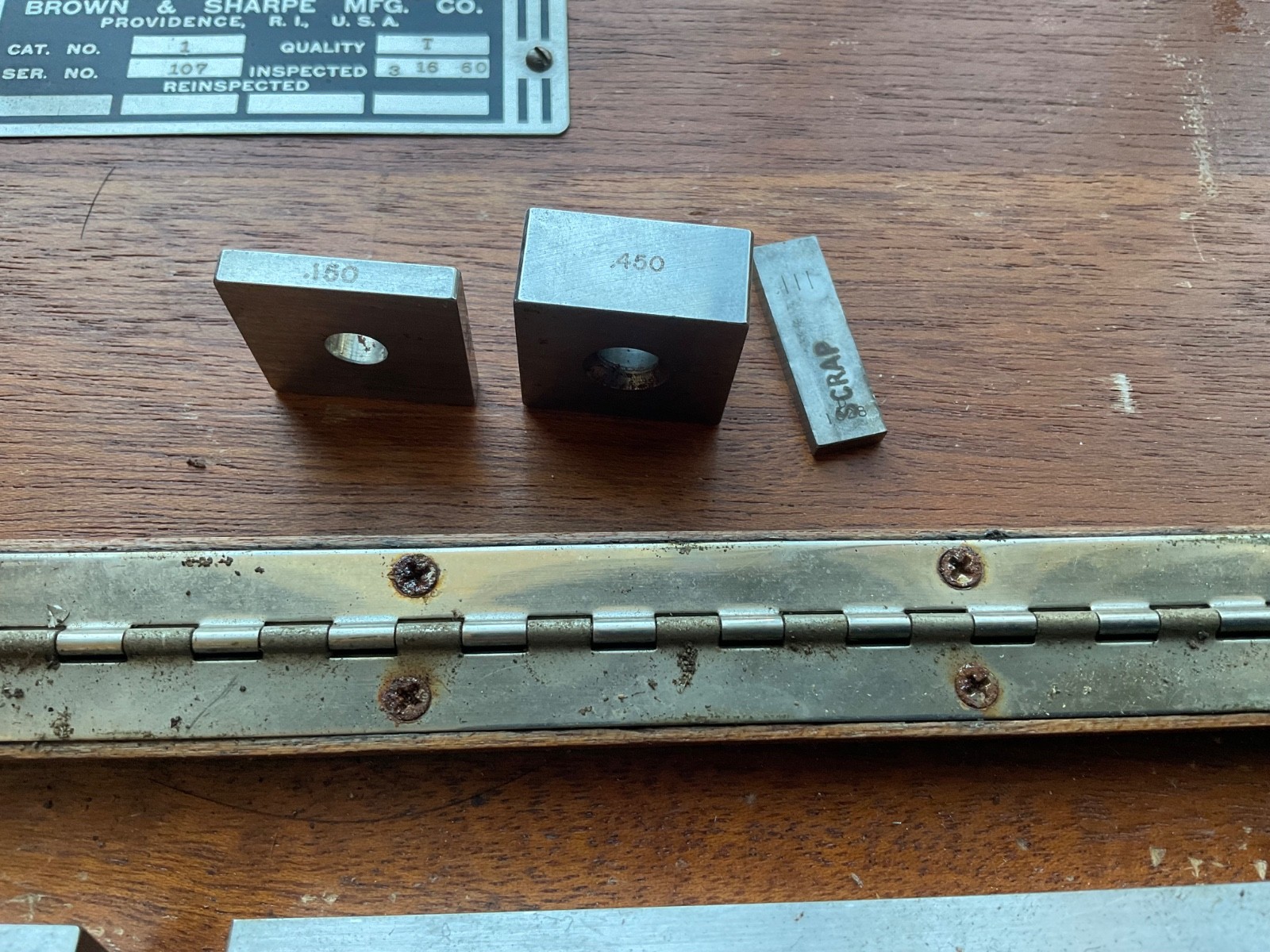 Johansson Brown & Sharpe 84 pieces Gage Set - Scrap only, Missing 3, Extra 3