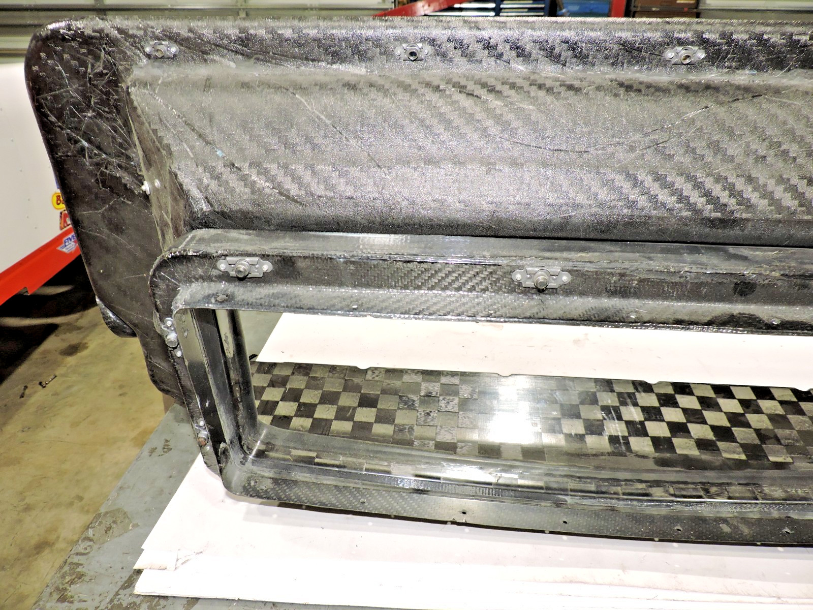 Fibreworks Radiator cradle & flex ducting 14" x 30" complete Nascar late model