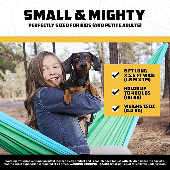Wise Owl Outfitters Kids Hammock - Small Camping Hammock