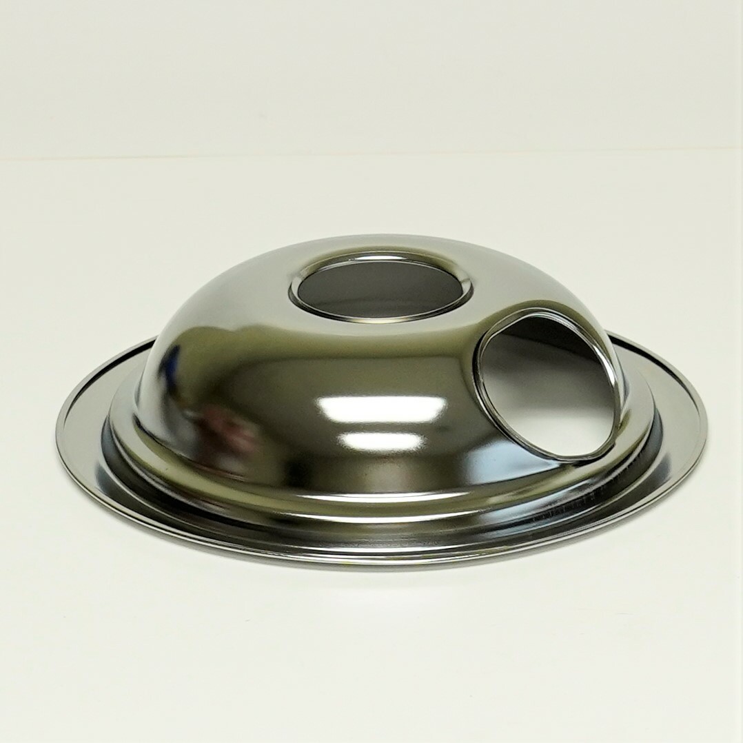 CP2 Range Stove Chrome Drip Pans Bowls Set 3/ 6" 1/ 8"