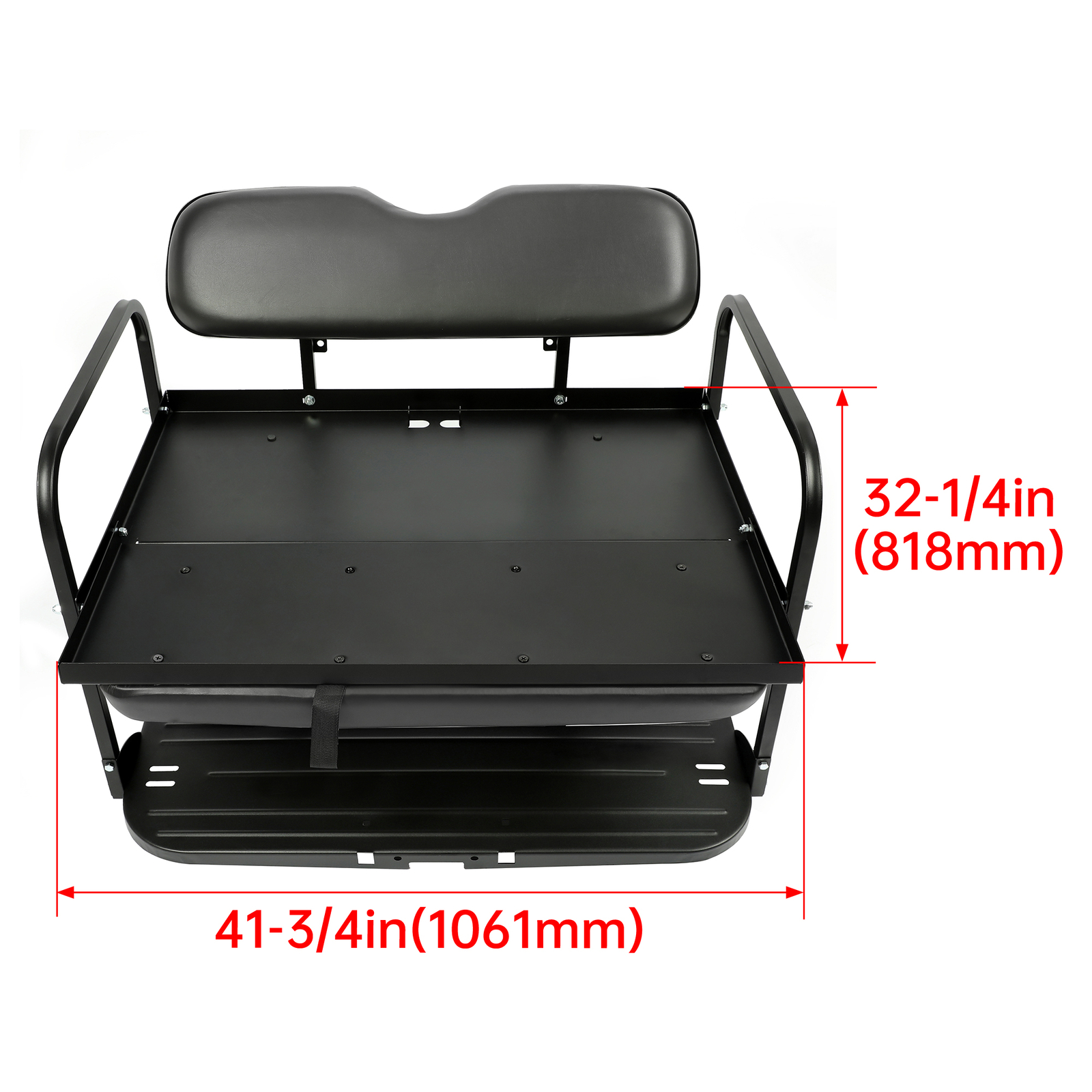 For 07-16 Yamaha Drive G29 Golf Cart Flip Folding Rear Back Seat Kit
