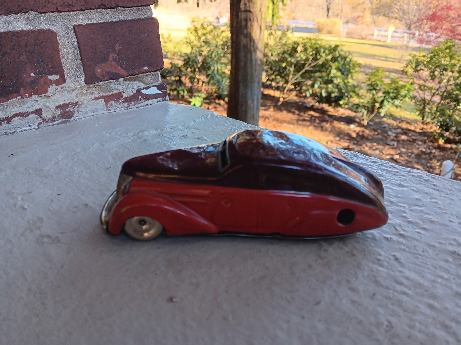 VINTAGE PRE-WAR SCHUCO 1010 WENDE LIMOUSINE GERMAN WINDUP TIN TOY CAR