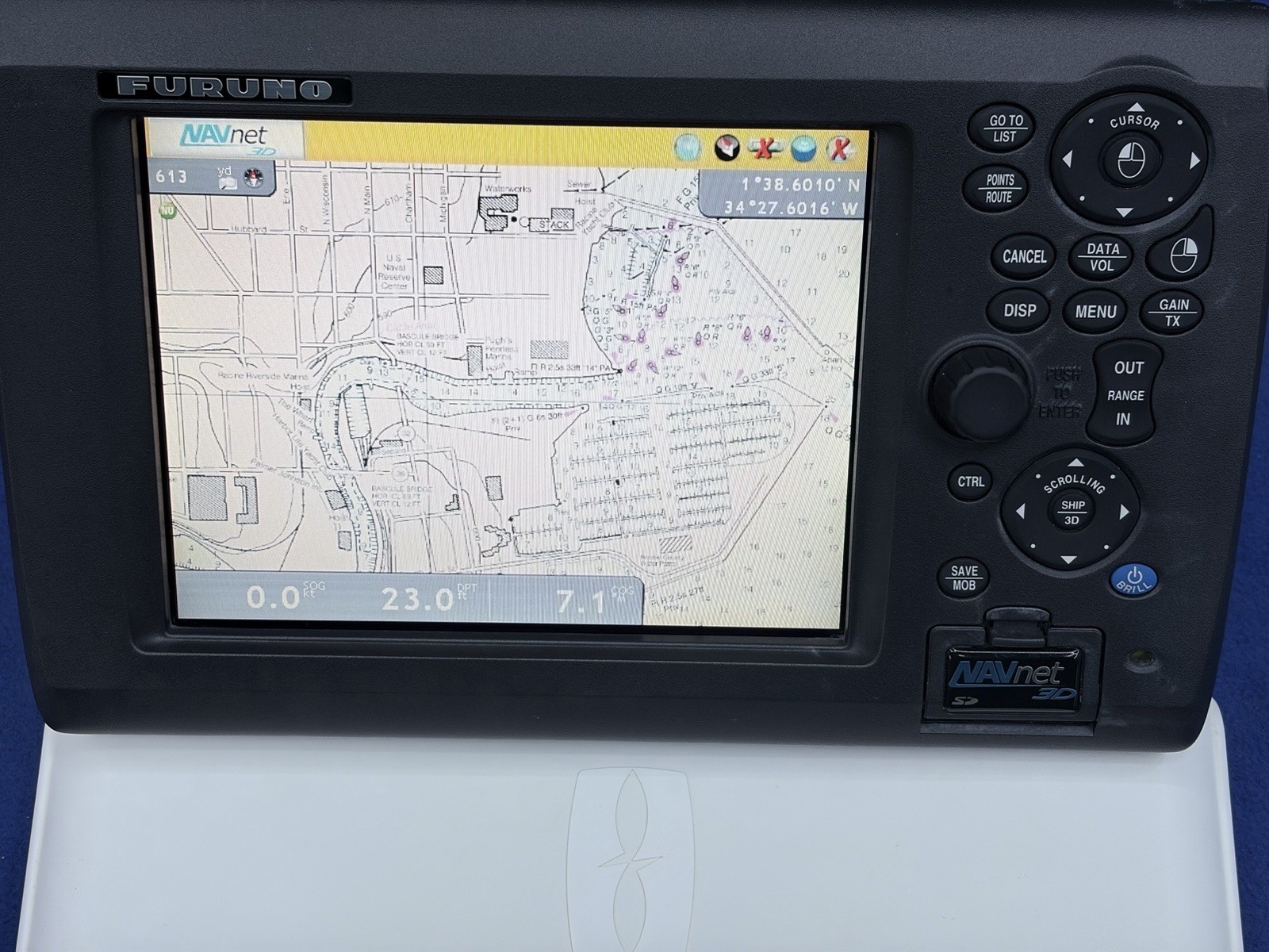 Furuno MFD8 NavNet 3D Chartplotter Multifunction Display - Tested & SW Updated!