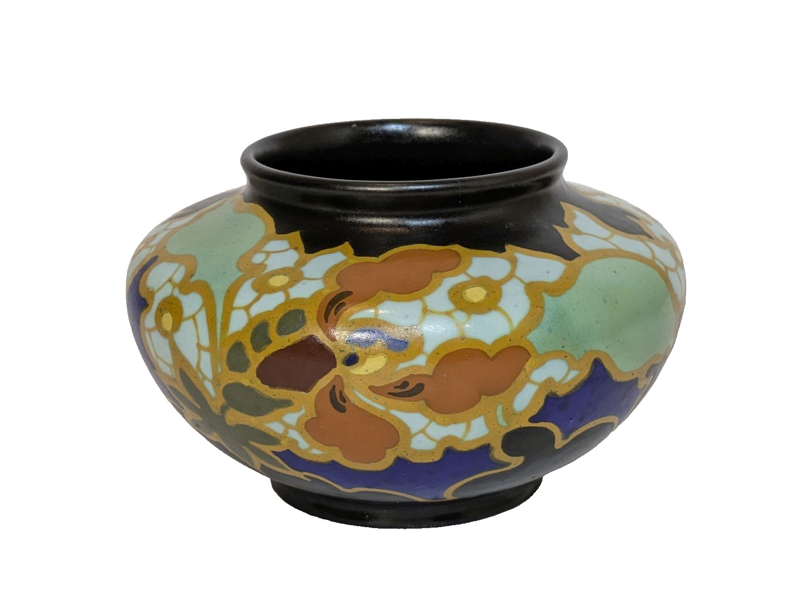 Regina Pottery Gouda Art Deco “Orchis” Bowl