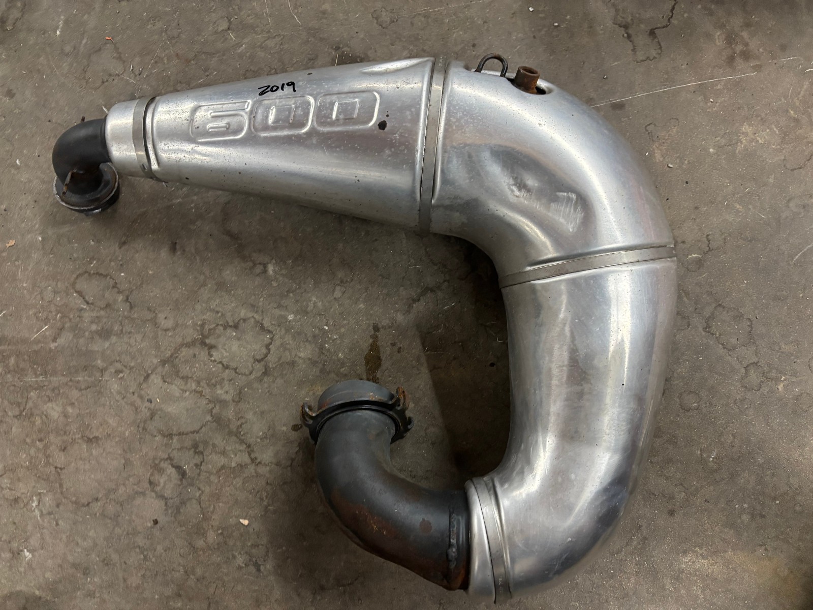 Arctic Cat ZR 6000 XF M Gauge OEM Exhaust expansion pipe Norseman 2018-2023