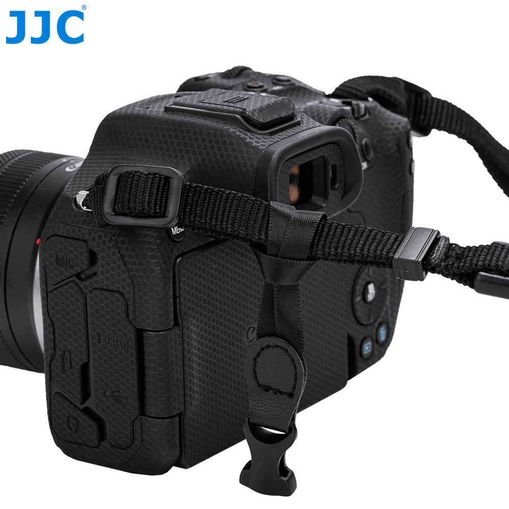 JJC Black Neoprene Pouch Camera Case Canon EOS R7 R10 +RF-S 18-45mm Lens