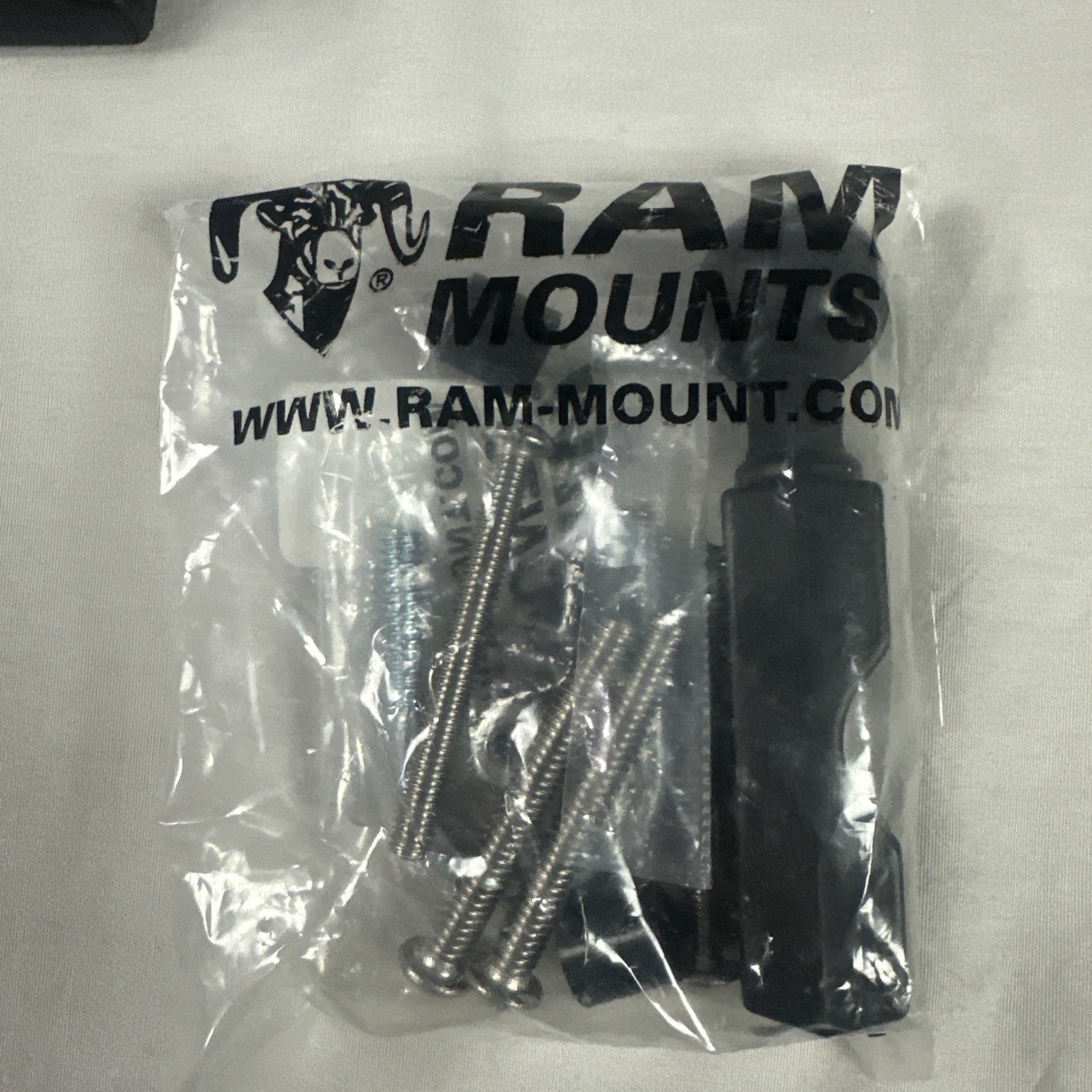 OEM Garmin Zumo 550 Motorcycle Power Cradle Mount & Chrome Handlebar Clamp