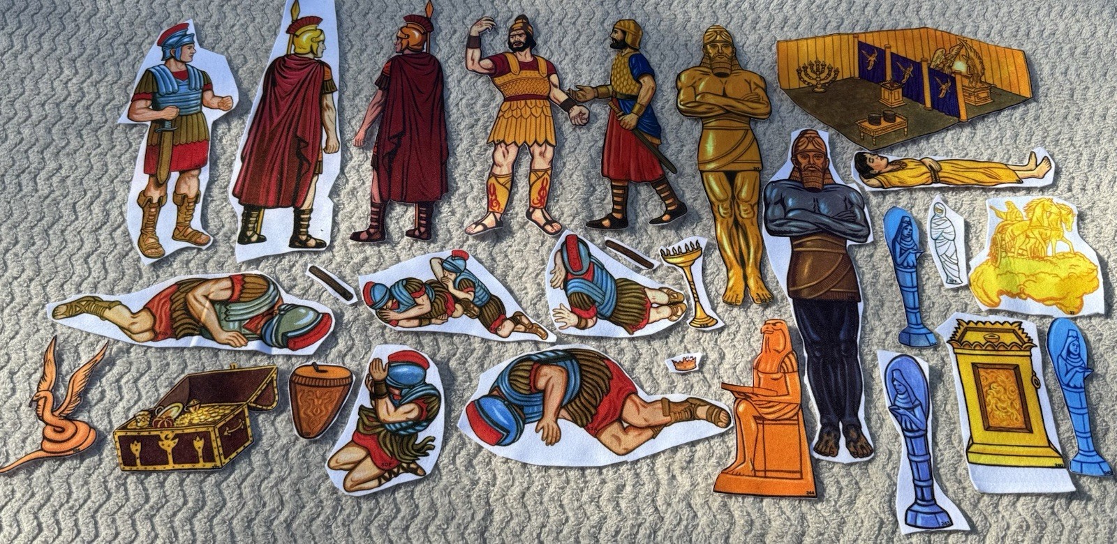 Betty Lukens Through the Bible in Felt 650+ Pieces Jesus Animals VTG