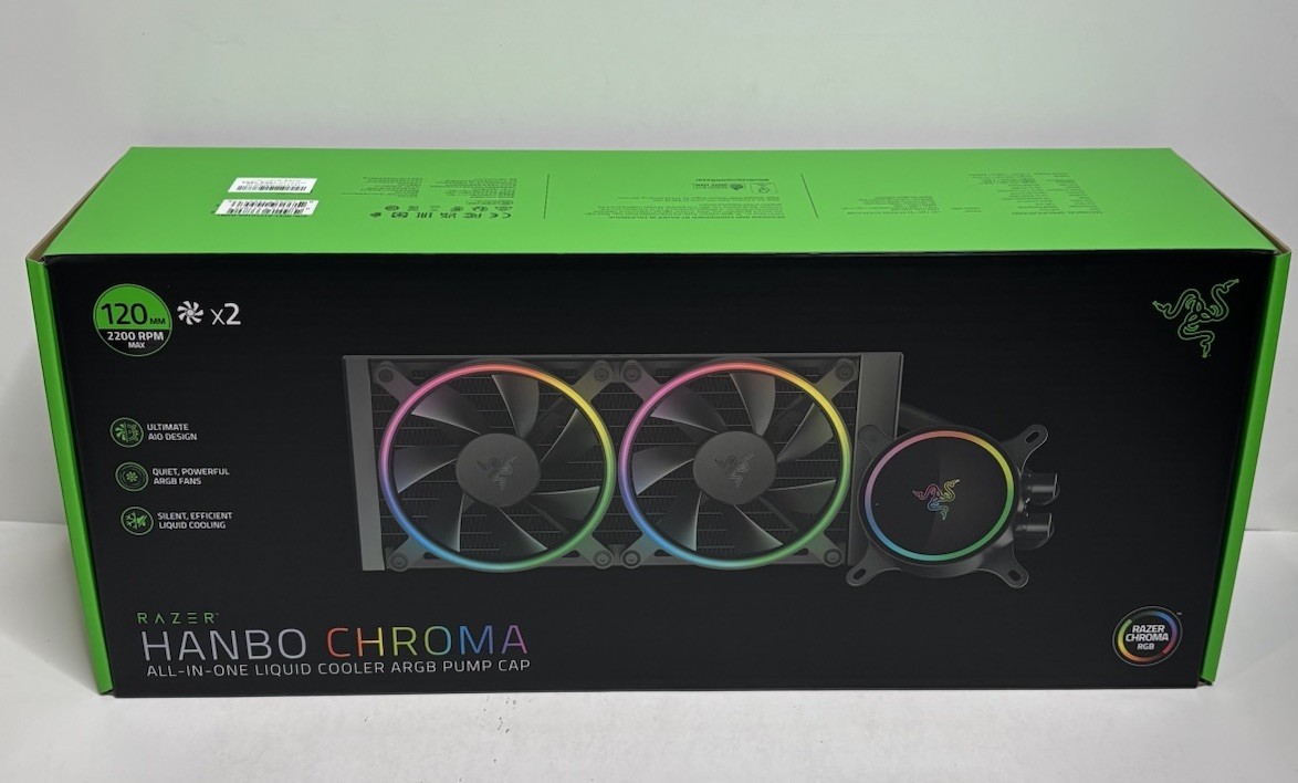 Razer Hanbo Chroma RGB AIO 240MM Intel LGA 1851/1700/1200 & AMD AM4 (NEW IN BOX)