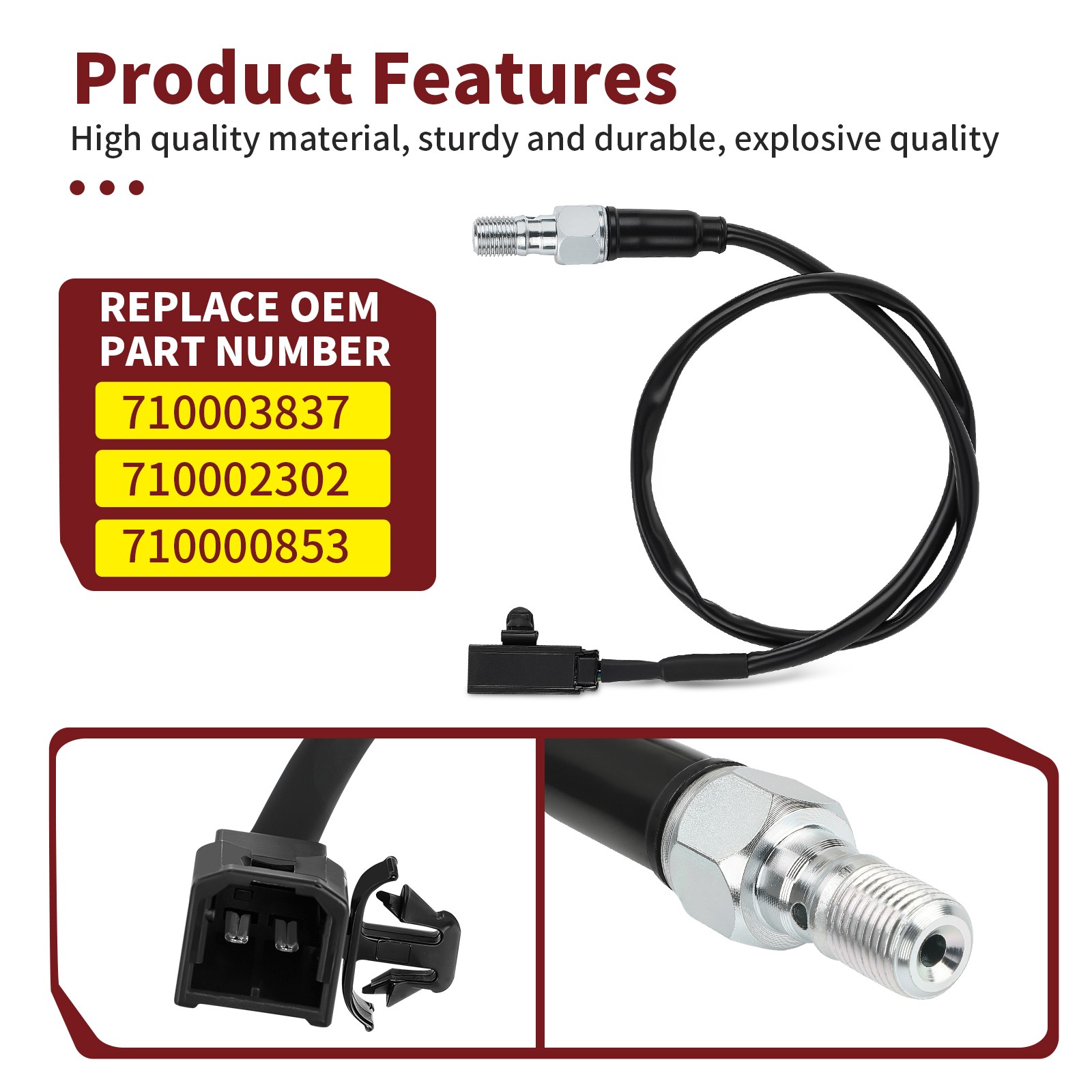 Brake Light Switch # 710003837 710000853 For Can-Am Renegade 500 800 2008-2009