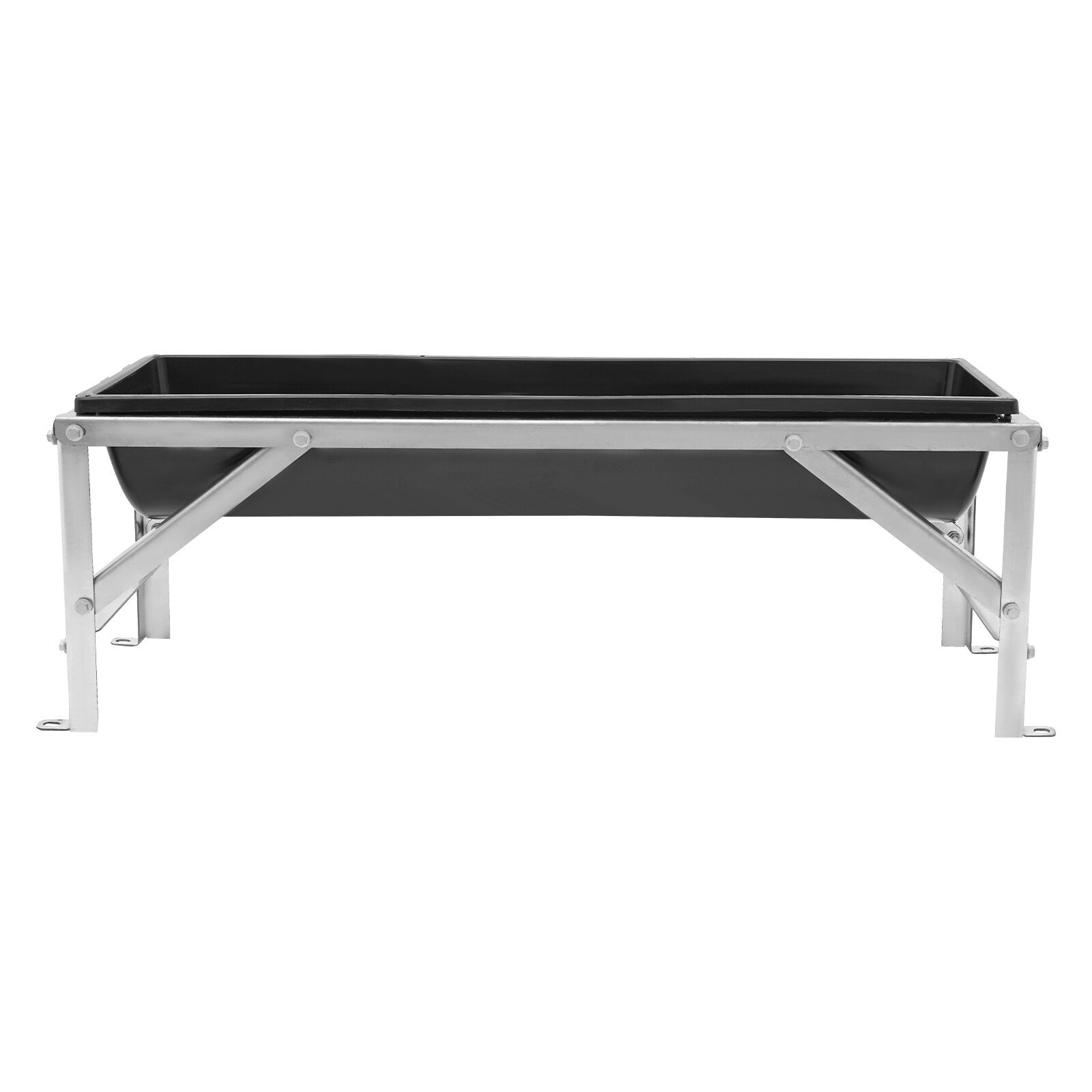 40.5" Livestock Feeding Trough 9.25 Gallon Pasture Hay Feeder Floor Standing