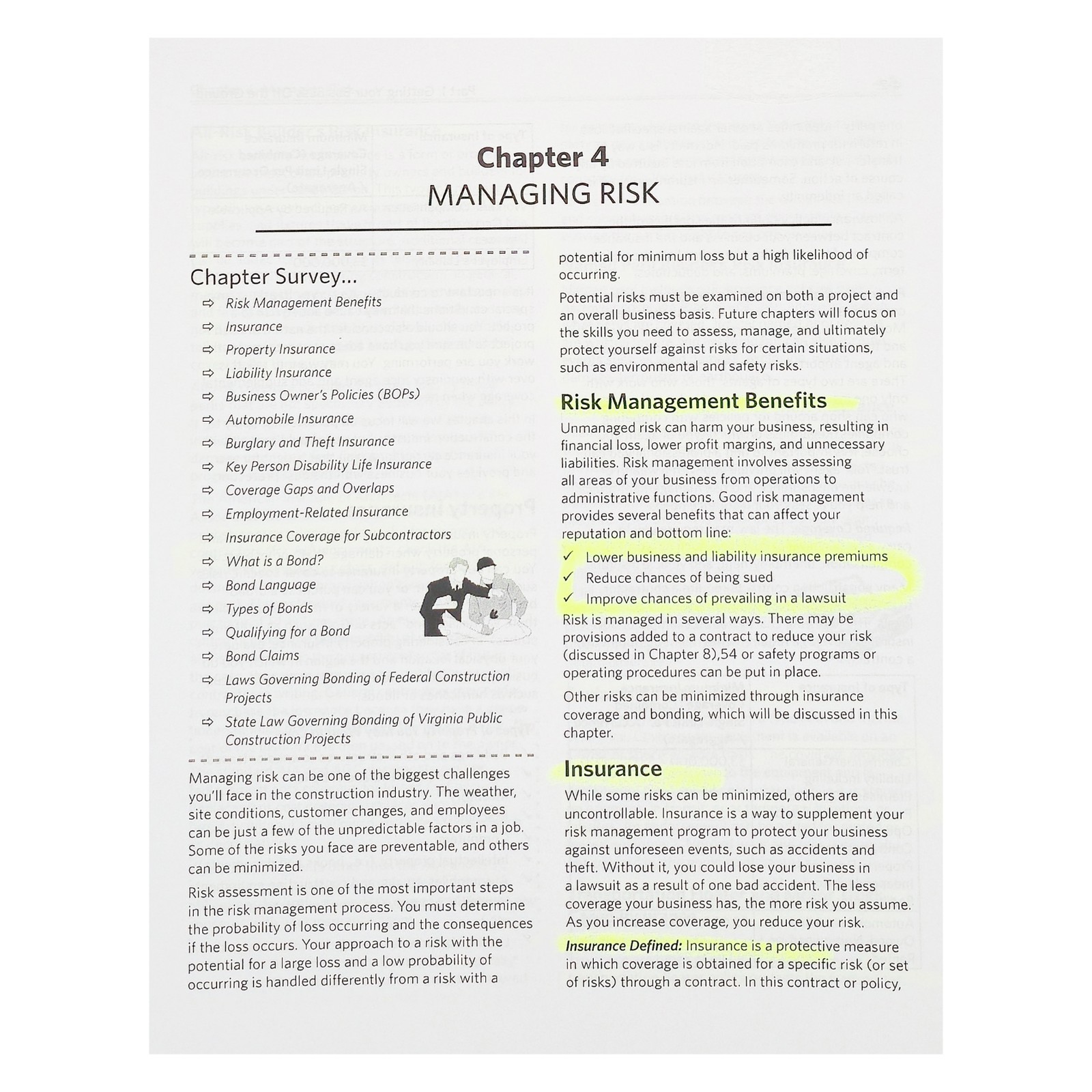 Highlighted and Tabbed - NASCLA Contractors Guide to Business, Law Virginia 11th