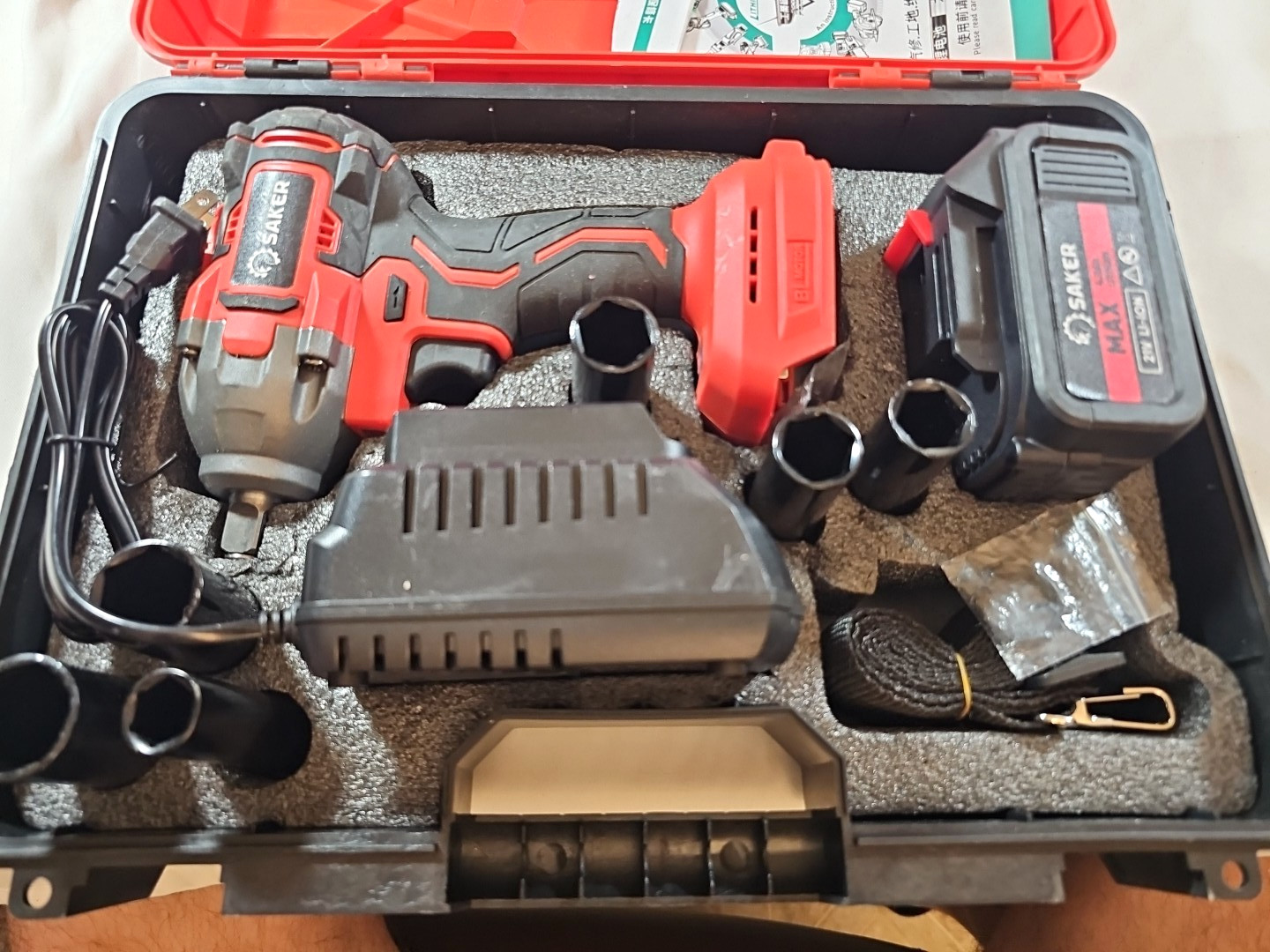 3/4“ Cordless Impact Wrench -21v - Electric Wrench 1/2"