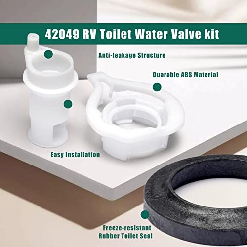 Toilet Water Valve Module Kit Replacement for Thetford RV Trailer Style II