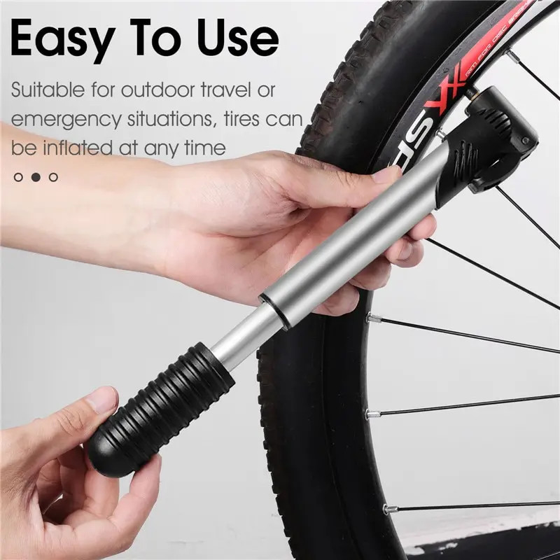 Mini Bike Pump Hand Air Pump Presta Schrader MTB Road Tire Inflator Pump US
