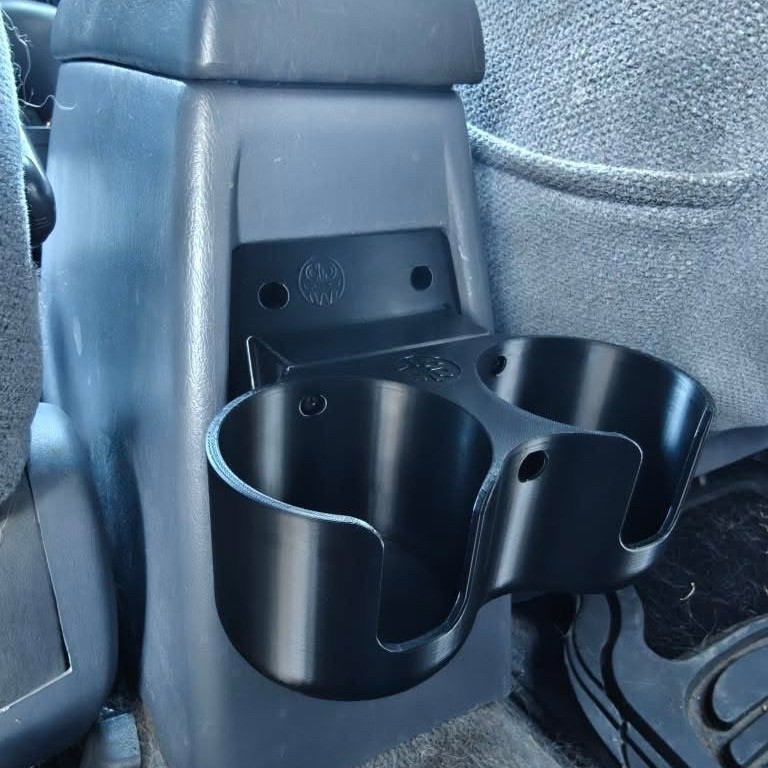 Cup holder upgrade for 1996-2002 Toyota 4Runner rear center console fits Corolla