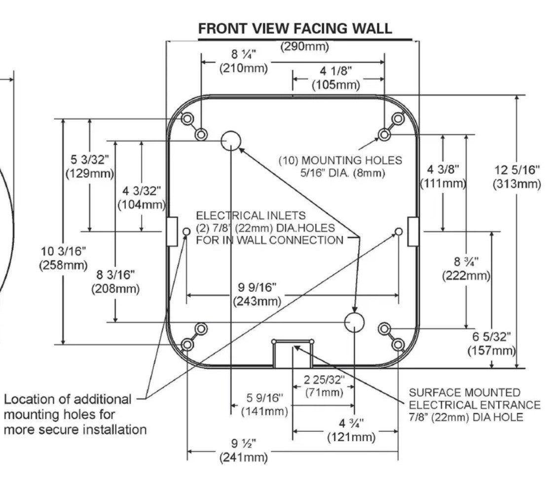 XLERATOR HAND DRYER XL-W NO TOUCH WALL MOUNT BATHROOM EXCEL XL C BW WHITE METAL