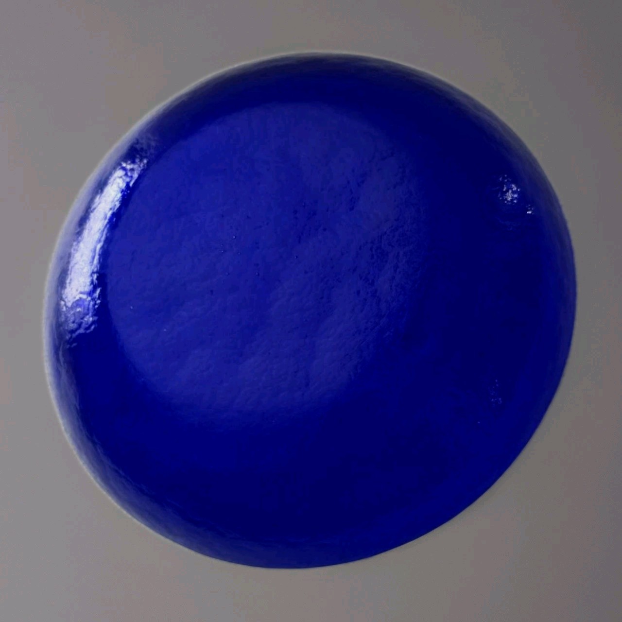 Cobalt Blue ,Pottery Barn 8.5" Glass Coupe Pasta Bowl - Pebbled Textured