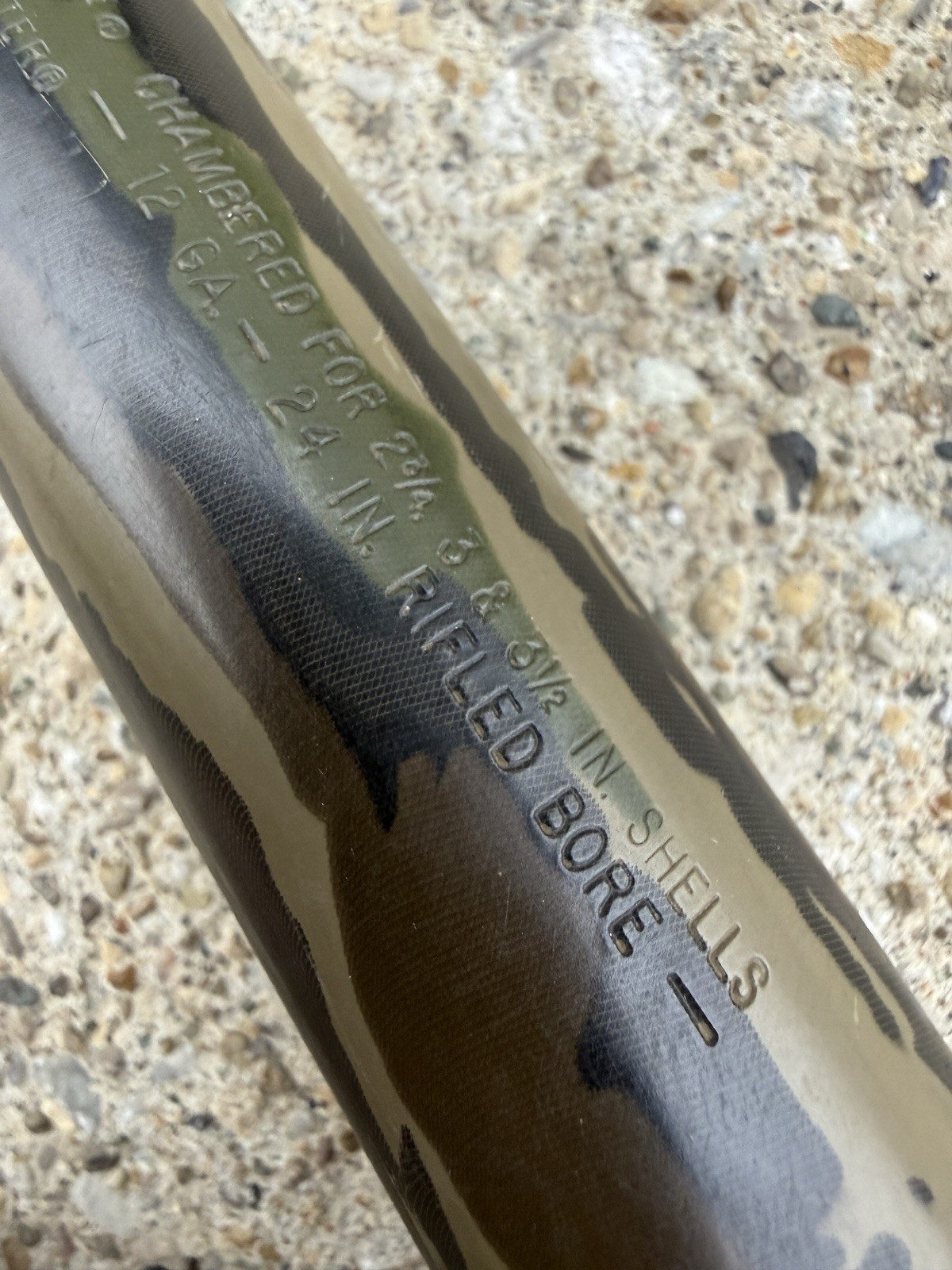 Mossberg 835 SLUGSTER 12GA 24” Factory Camo Fully rifled 3-1/2” Shotgun Barrel