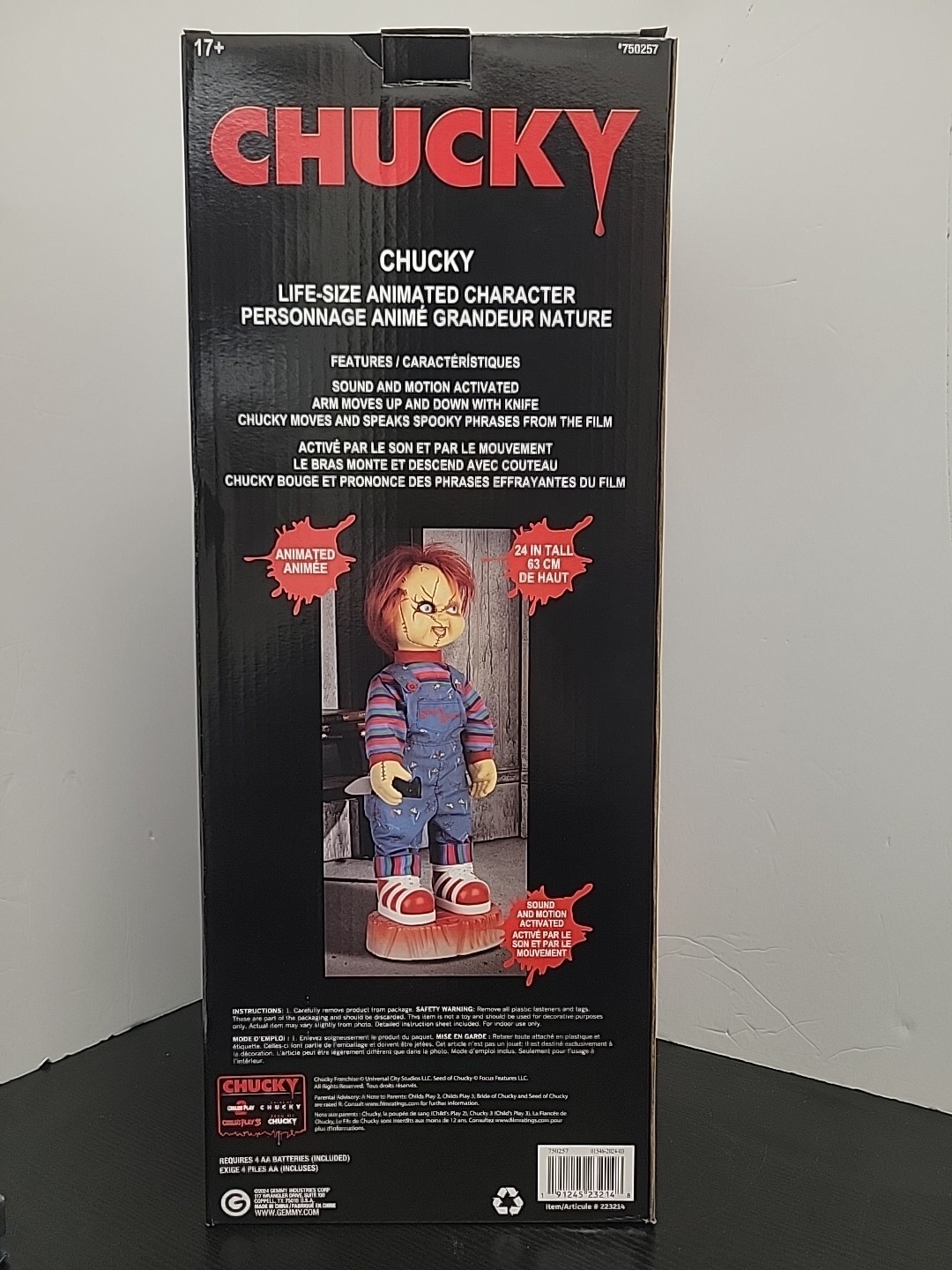 Child's Play Chucky 24" Animated Character w/ Box