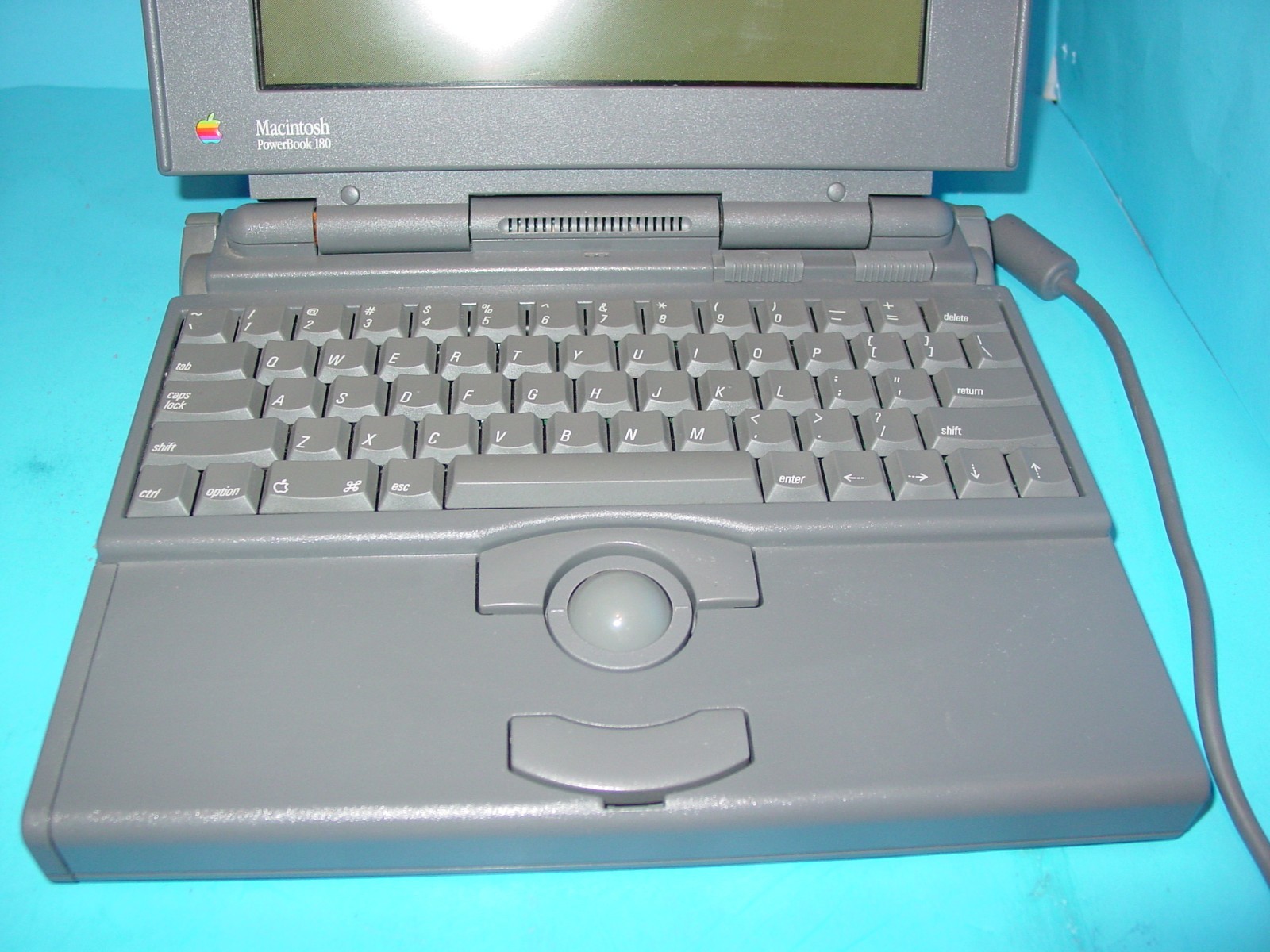 Vintage Apple Macintosh PowerBook 180 Laptop M4440 with Power Adapter