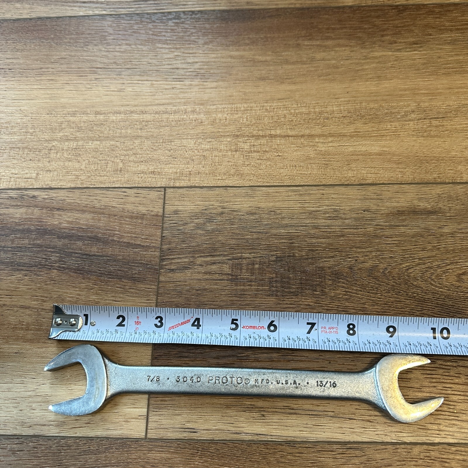 PROTO 7/8” X 13/16" Open End Wrench, USA, 3040