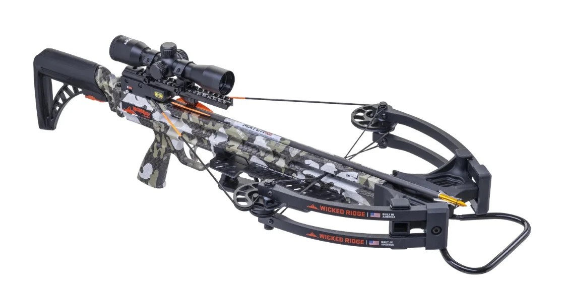 Wicked Ridge Warrior 400 Crossbow With Pro-View Scope Peak XT Bundle