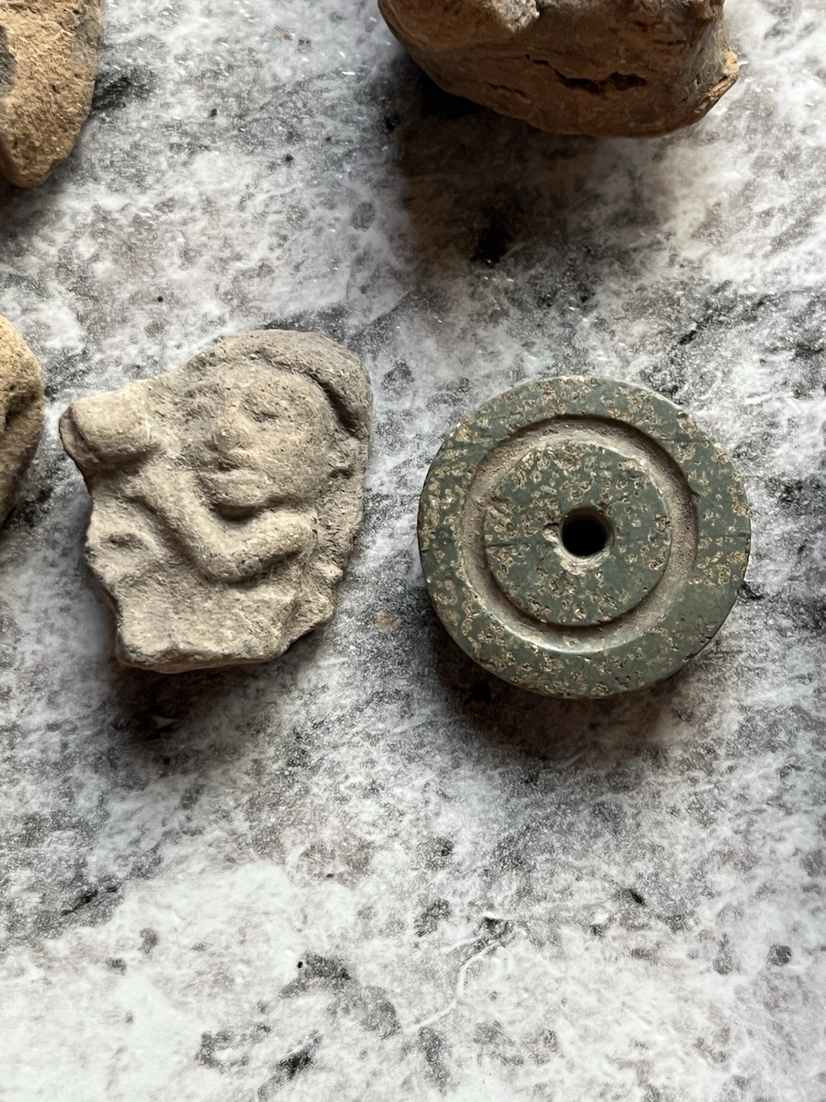 15 Teotihuacan Ancient Artifacts PreColumbian Pendant Figures Heads Beads Mayan