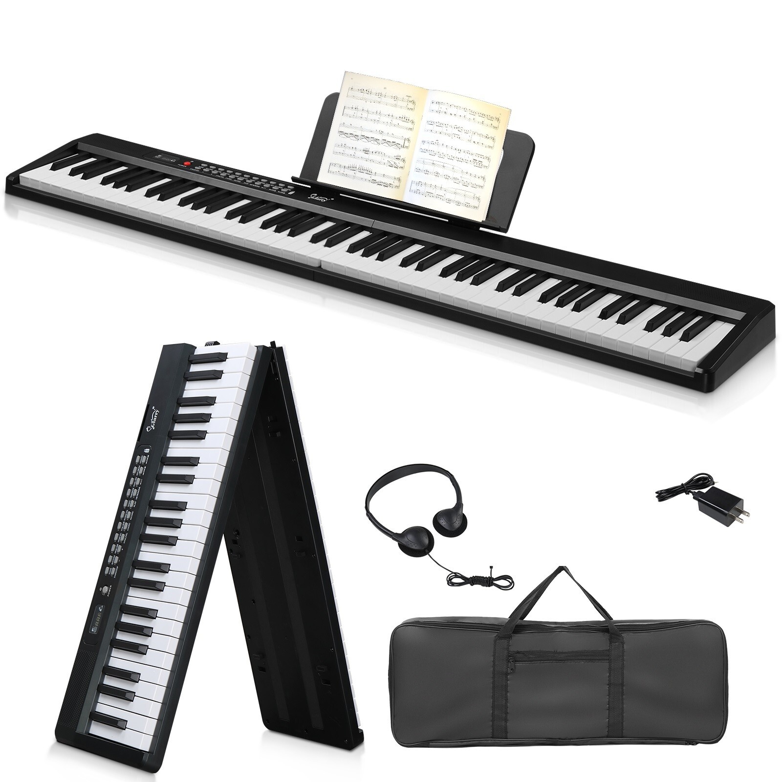 🎸AFTER CHRISTMAS SPECIAL!🎸88 Key Foldable Electric Piano/Keyboard +Case +MIDI!