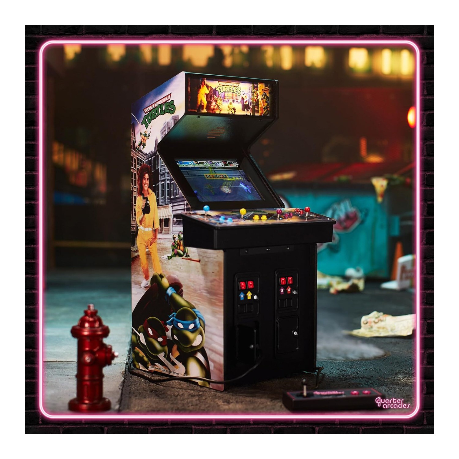 Numskull Quarter Arcades Teenage Mutant Ninja Turtles Collector's Mini Arcade