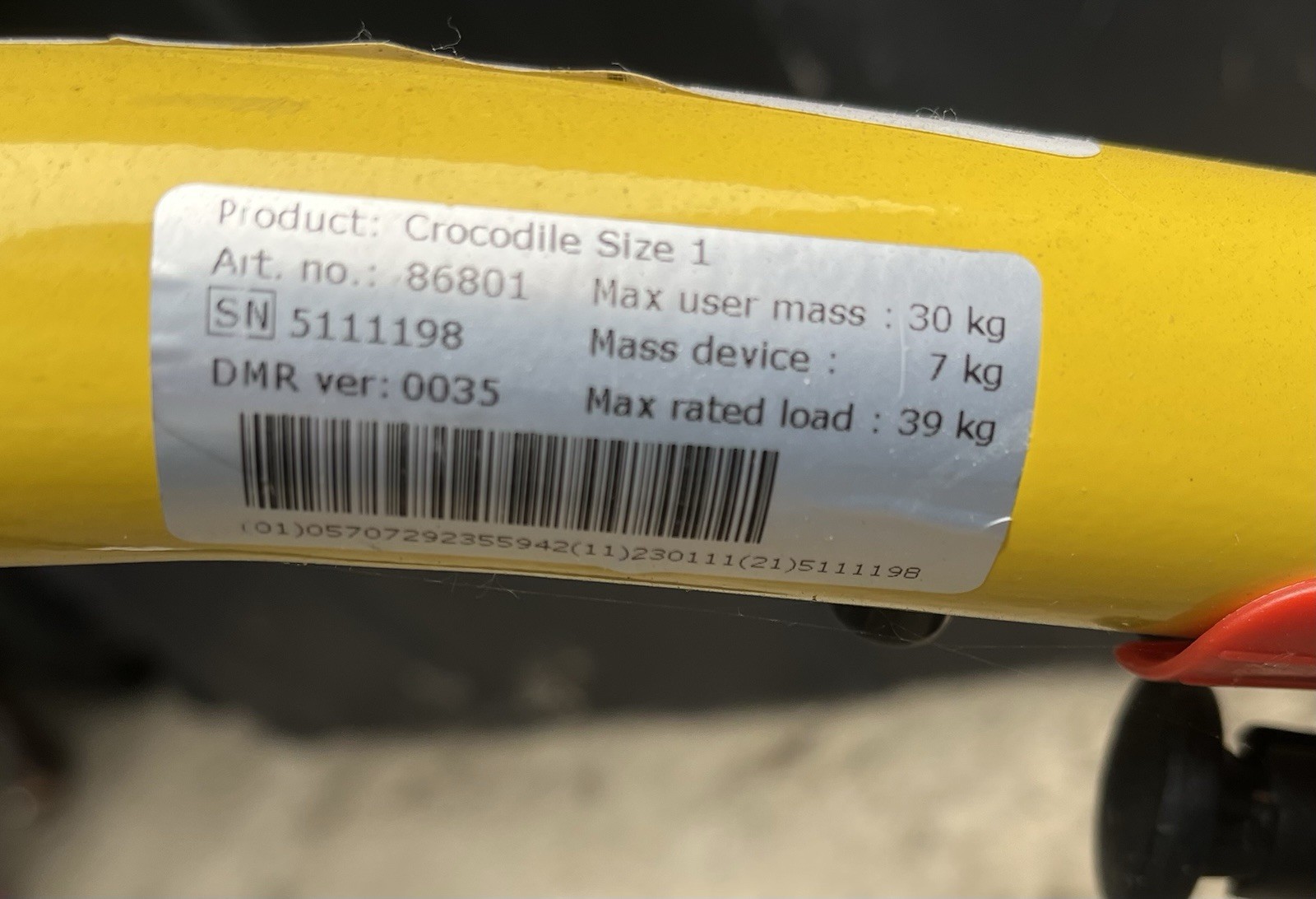 Crocodile R82 Gait Trainer Size 1