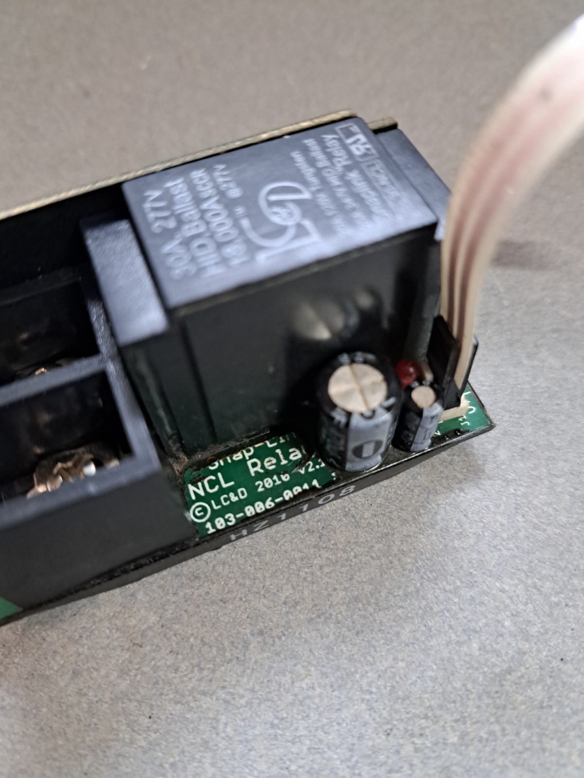 LCD, NCL RELAY HID BALLAST, 30AMP 277V, SNAPLINK RELAY, SL30-NCL.