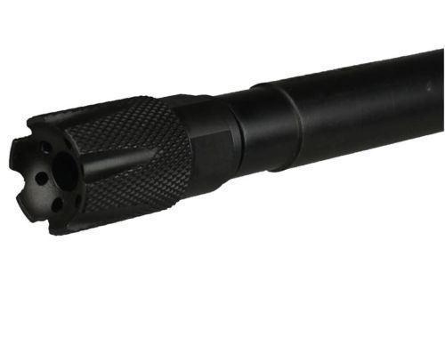 Compact Low Concussion 1/2x28 Muzzle Brake Compensator .223/5.56/.22 /w washer
