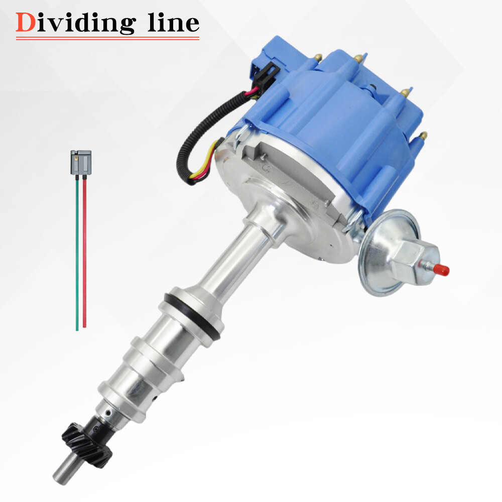 for Ford FE HEI Distributor 332 352 360 406 427 428 & Spark Plug Wires Accel