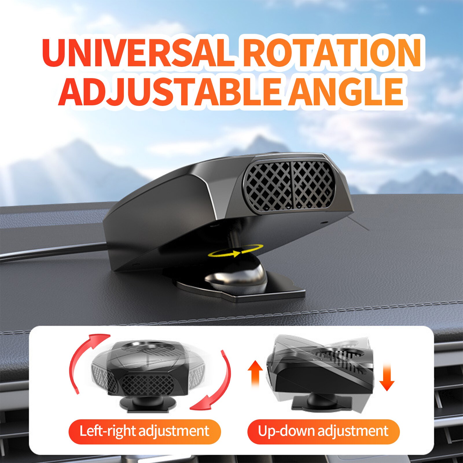 Car Heater Cigarette Lighter Plugs 12v/24v Portable Car Heaters For Vehicle