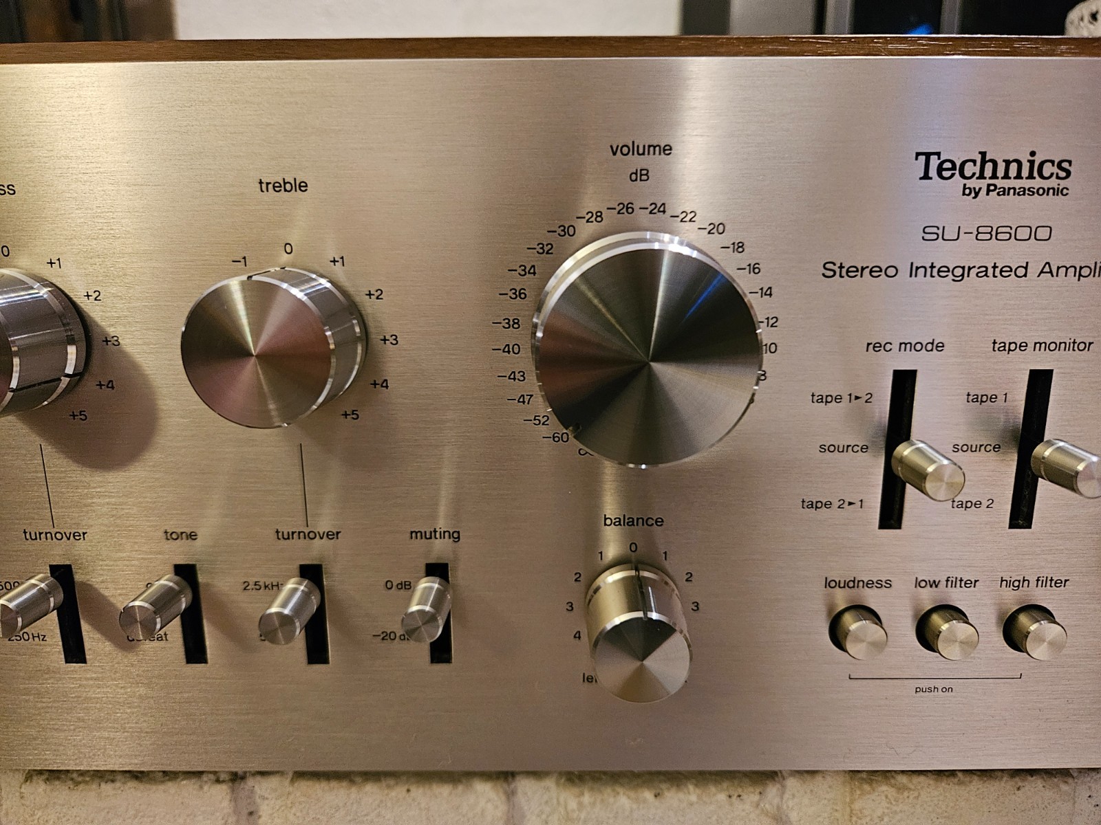 Technics SU-8600 Integrated Amplifier - Fully Serviced, recapped, LED