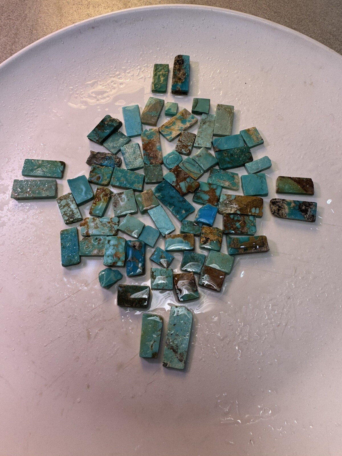 !70 g Bell Trading Post Squared Turquoise! Slabs🔥