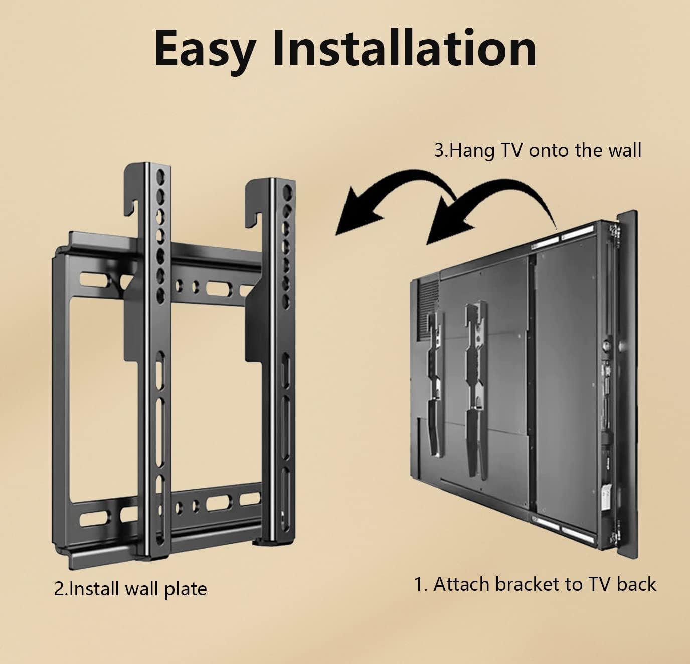 Montaje De Pared para 14" -43" Tv Soporte Base Para Televisor LED Lcd plasma New
