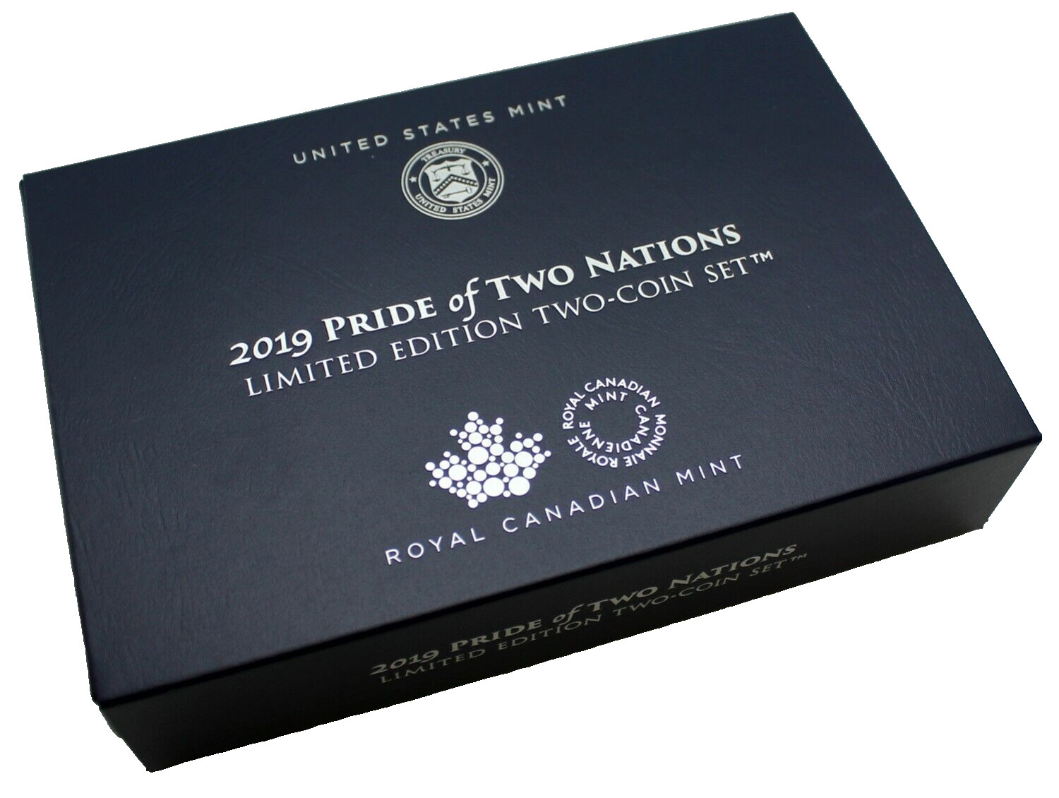 2019 Pride of Two Nations Silver American Eagle & Maple Enhanced Reverse Proof