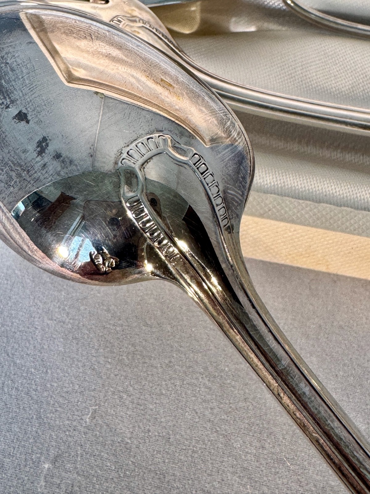 Vintage Christofle Godrons Pattern Silverplate Set in Original Presentation Box