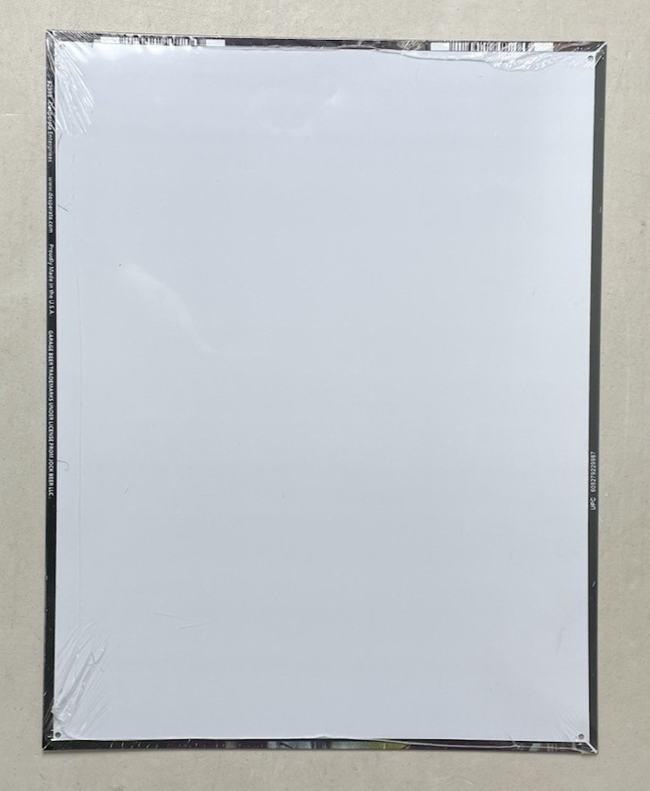 Garage Beer Bigfoot Tin Bar Sign Bigfoot The Garage is Always Open 16 X 12.5