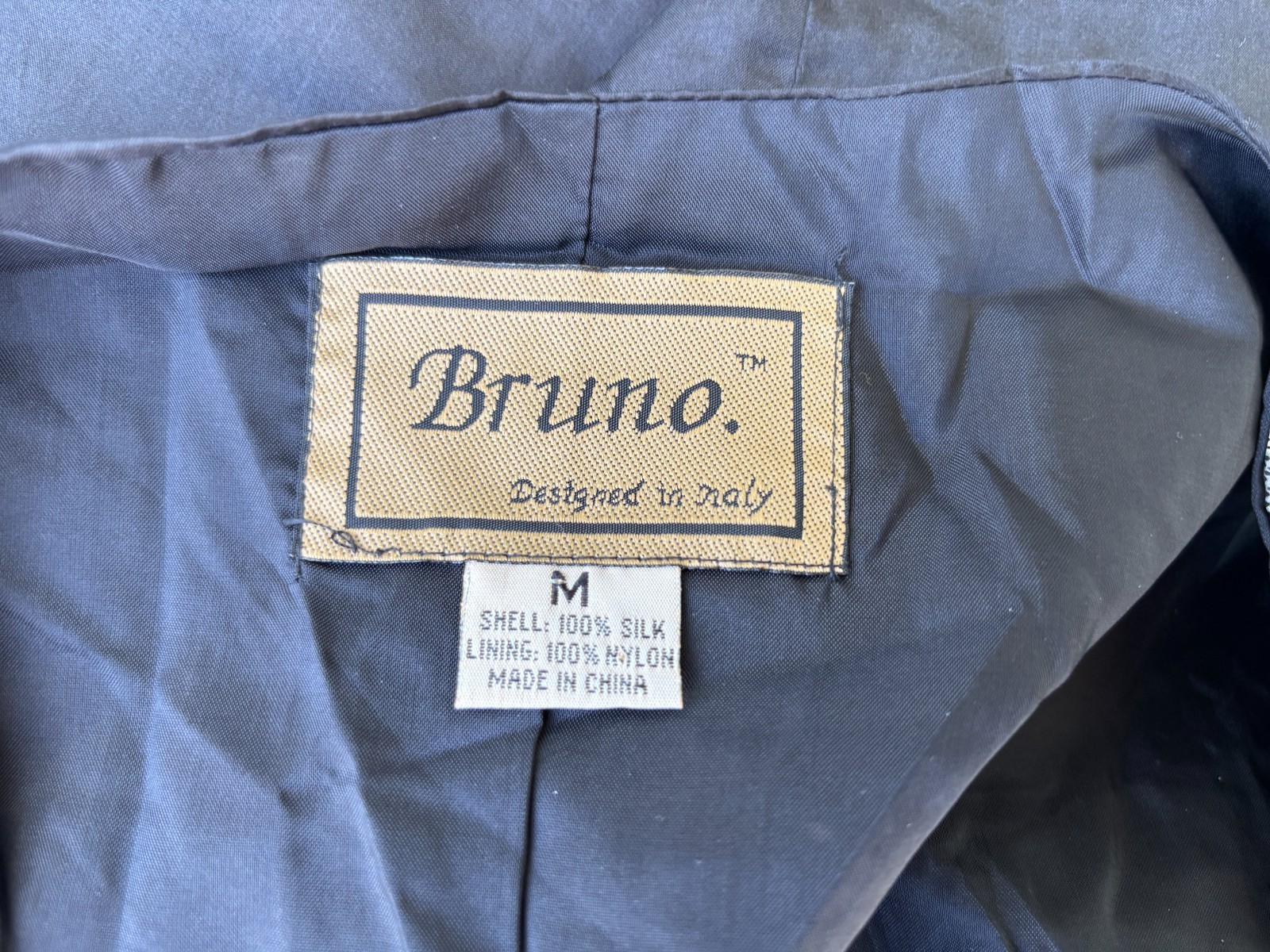 Bruno Silk Vest Waistcoat Mens M Medium Formal